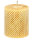 Stumpenkerzen 100% Bienenwachs "Brissago" 8 x Ø 6,6 cm