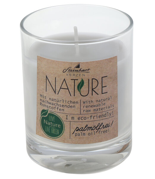 Kerzenglas "Nature" Grau 7,9 x Ø 6,5 cm