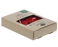 Teelichter "Nature" Altrot 6er-Pack