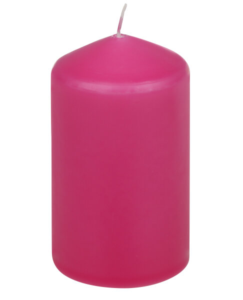 Stumpenkerzen Pink 8 x Ø 4,7 cm, 14 Stück
