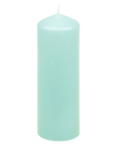 Stumpenkerzen Mint 20 x Ø 6,7 cm, 10 Stück