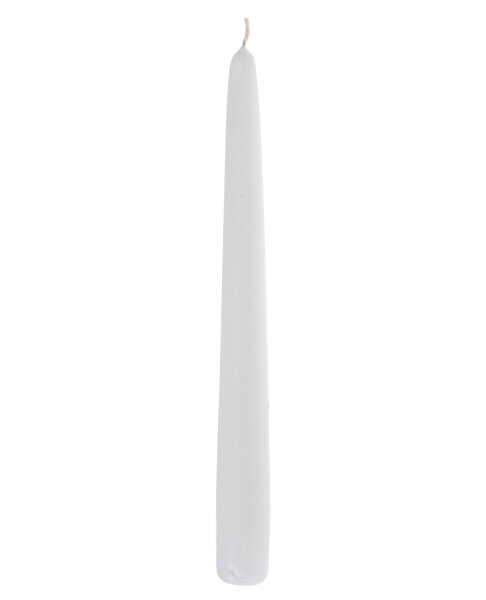 Spitzkerzen Weiß 24 x Ø 2,4 cm, 12 Stück
