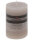 Stumpenkerze "Raureif" Taupe 10 x Ø 6,8 cm