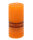 Stumpenkerze "Raureif" Orange 15 x Ø 6,8 cm