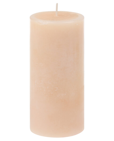 Stumpenkerzen "Home" Creme 12 x Ø 5,8 cm, 4 Stück