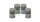 4er Set Adventskranzkerzen "Raureif" Salbei 10 x Ø 6,8 cm