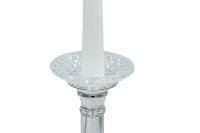 Glas-Kerzenmanschette (Tropfenfänger) aus Kristallglas für Kerzen bis Ø 25 mm