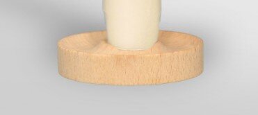 Osterkerze Holzleuchter für Kerzen Ø 1,6 cm